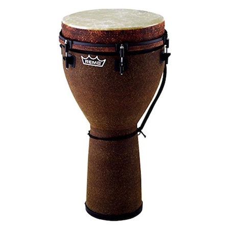 Remo 24 x 12 in. Key-Tuned Earth Finish Djembe Drum DJ001205-U